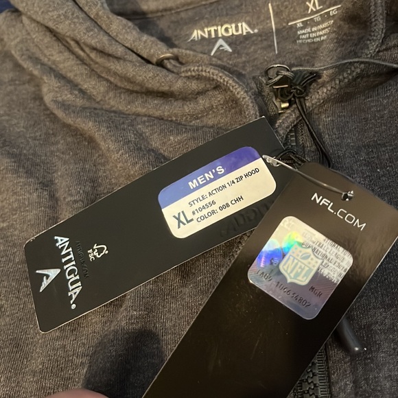 NWT Patriot’s 1/4 Zip knit Hoodie - Picture 4 of 8